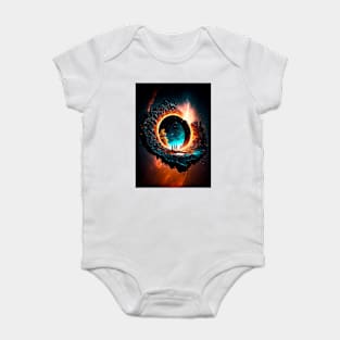 Cosmic Chaos: Magical Landscapes Baby Bodysuit